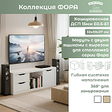 Модуль с двумя ящиками с вырезом